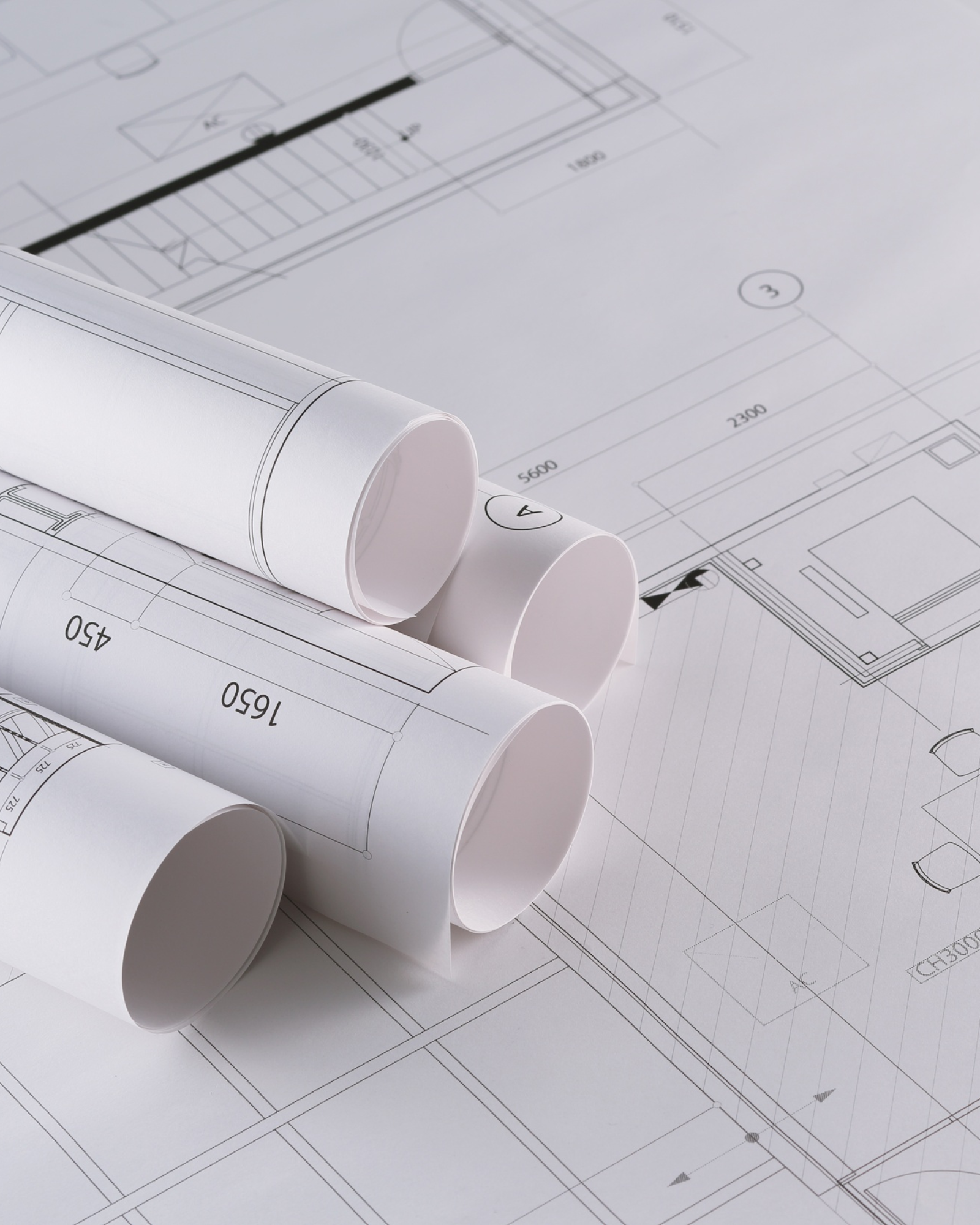 Architectural drafting in progress